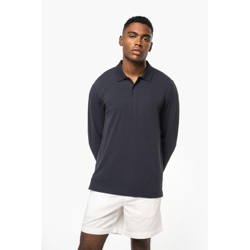 Polo piqué manches longues Bio180 homme - 1