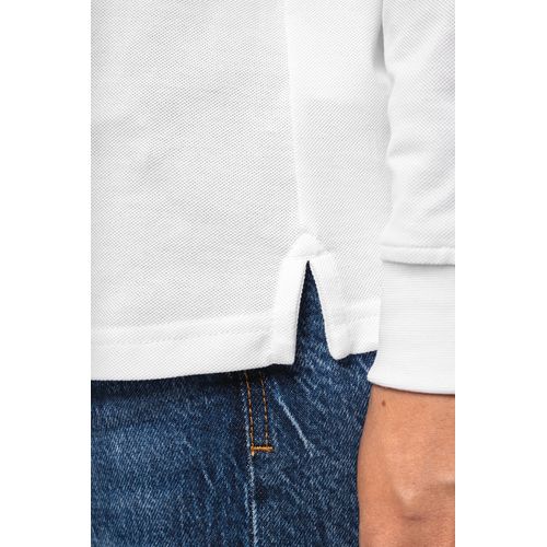 Polo piqué manches longues Bio180 femme - 4