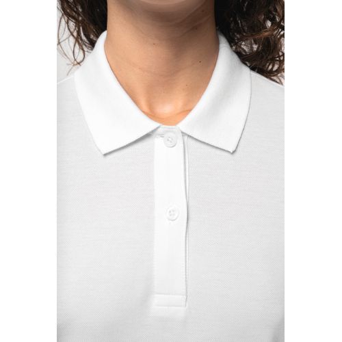 Polo piqué manches longues Bio180 femme - 3