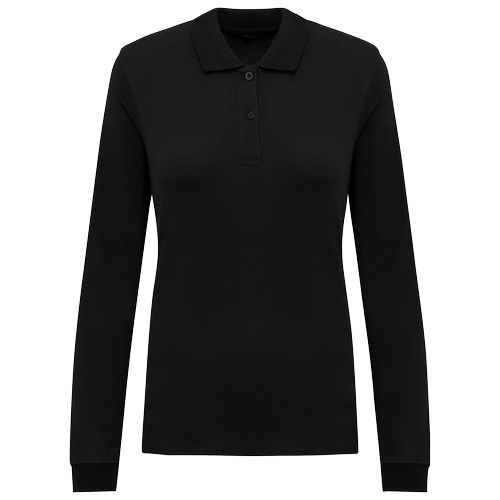 Polo piqué manches longues Bio180 femme - 10