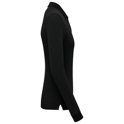 Polo piqué manches longues Bio180 femme - 12
