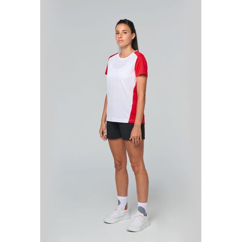 T-shirt de sport écoresponsable bicolore femme - 4