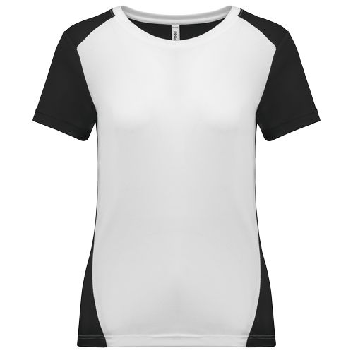 T-shirt de sport écoresponsable bicolore femme - 10