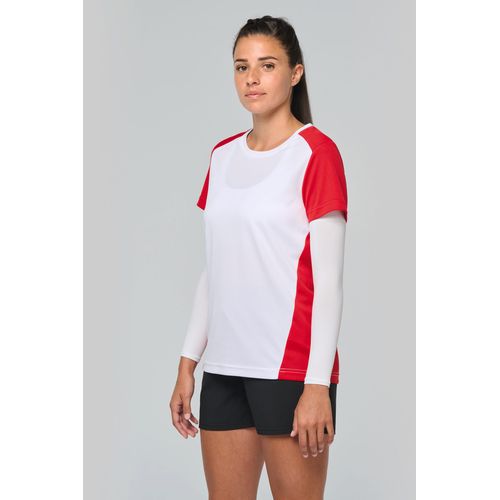 T-shirt de sport écoresponsable bicolore femme - 2
