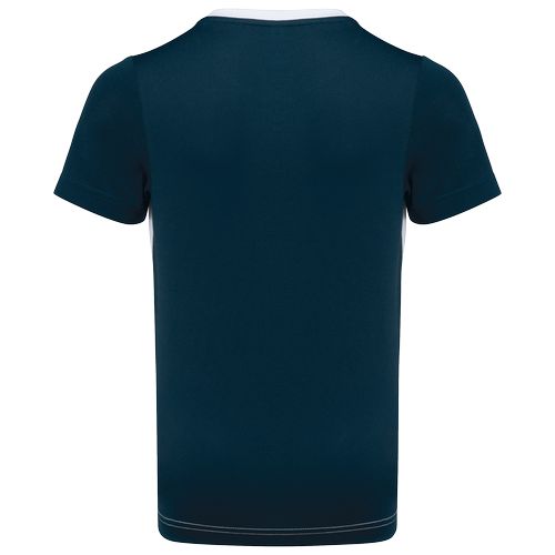 T-shirt de sport écoresponsable bicolore enfant