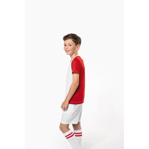 T-shirt de sport écoresponsable bicolore enfant