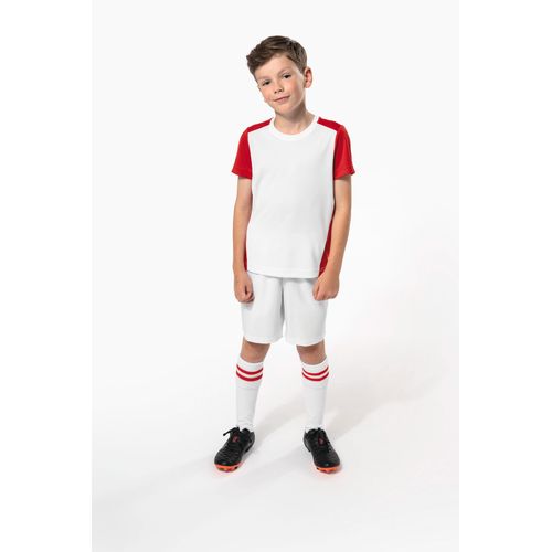 T-shirt de sport écoresponsable bicolore enfant