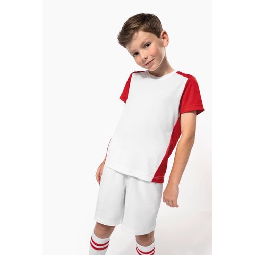 T-shirt de sport écoresponsable bicolore enfant - 1