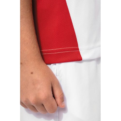 T-shirt de sport écoresponsable bicolore enfant - 11