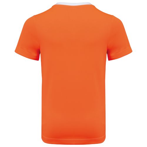 T-shirt de sport écoresponsable bicolore enfant