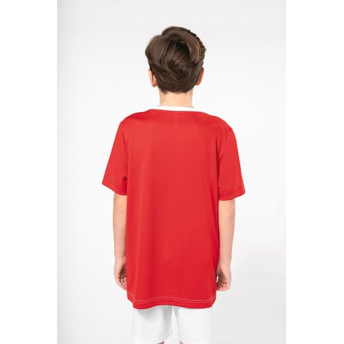 T-shirt de sport écoresponsable bicolore enfant
