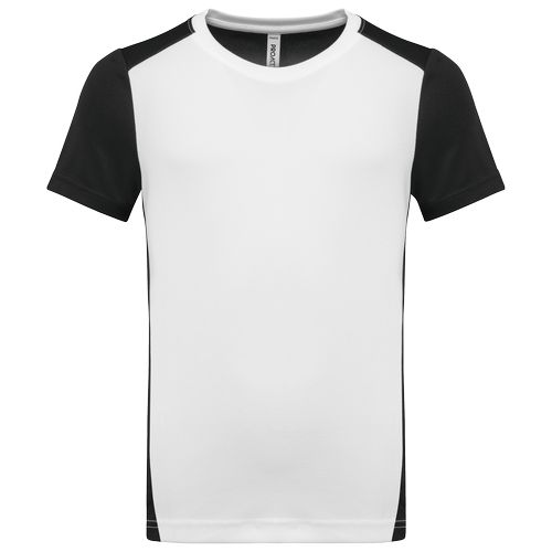 T-shirt de sport écoresponsable bicolore enfant - 12