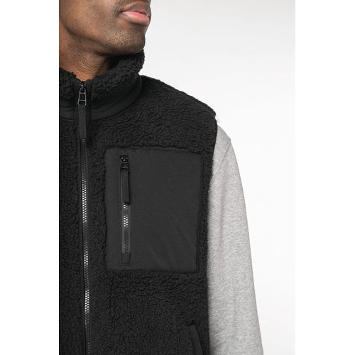 Bodywarmer écoresponsable en sherpa unisexe thumbnail 8