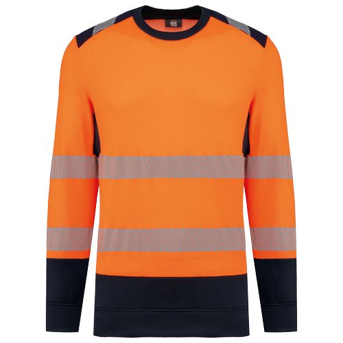 Sweat-shirt de sécurité recyclé col rond unisexe thumbnail 12