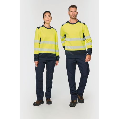 Sweat-shirt de sécurité recyclé col rond unisexe - 11