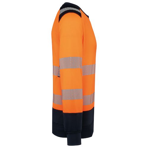 Sweat-shirt de sécurité recyclé col rond unisexe - 14