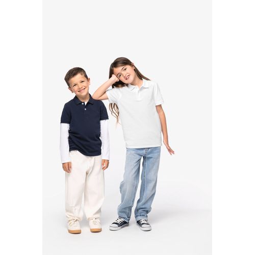 POLO ECORRESPONSABLE DE PUNTO PIQUÉ INFANTIL