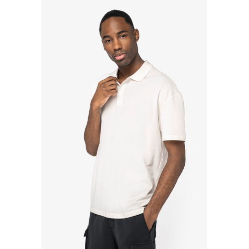 Polo écoresponsable maille piquée à épaules tombantes homme - 3