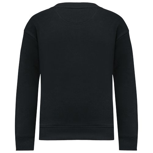 Sweat-shirt écoresponsable à col rond oversize enfant - 10