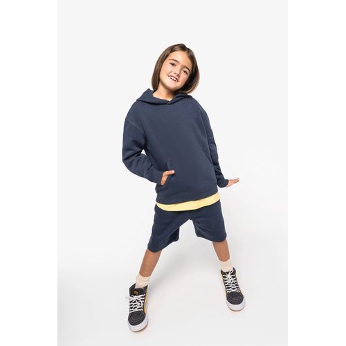 Sweat-shirt écoresponsable à capuche oversize enfant - 2