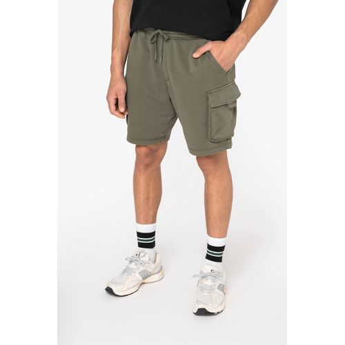 Short cargo écoresponsable délavé French Terry homme - 1