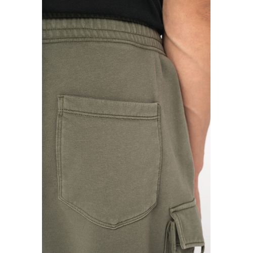 Short cargo écoresponsable délavé French Terry homme - 6