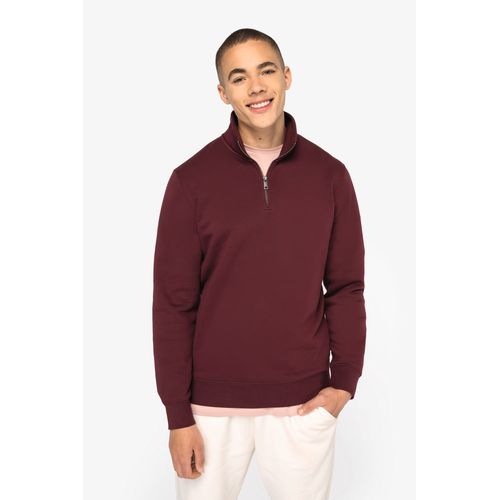 Sweat-shirt écoresponsable à col montant zippé homme - 1