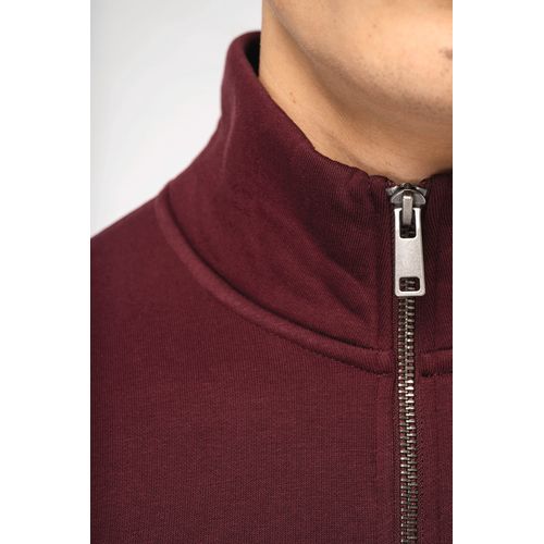 Sweat-shirt écoresponsable à col montant zippé homme - 8