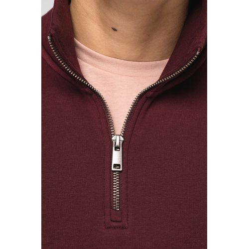 Sweat-shirt écoresponsable à col montant zippé homme - 7
