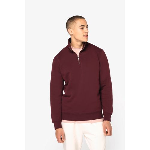 Sweat-shirt écoresponsable à col montant zippé homme - 3