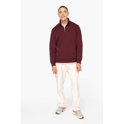 Sweat-shirt écoresponsable à col montant zippé homme - 2