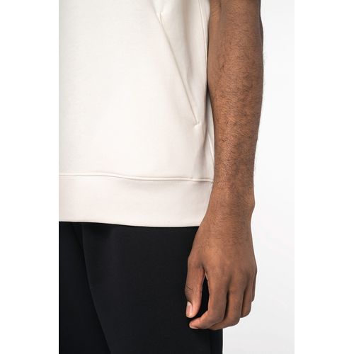 Sweat-shirt écoresponsable à capuche à épaules tombantes manches courtes French Terry unisexe - 8