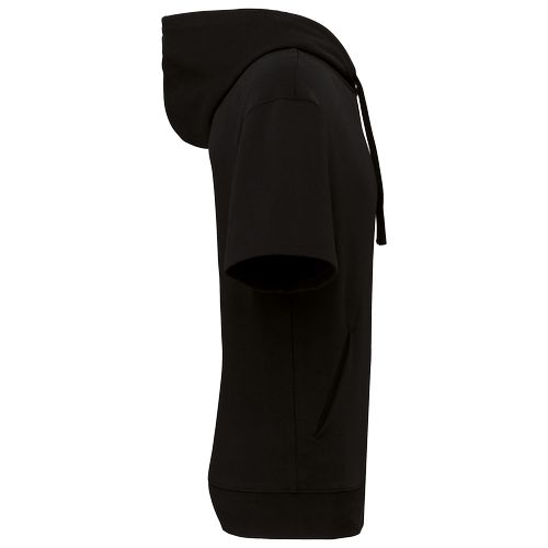 Sweat-shirt écoresponsable à capuche à épaules tombantes manches courtes French Terry unisexe - 10