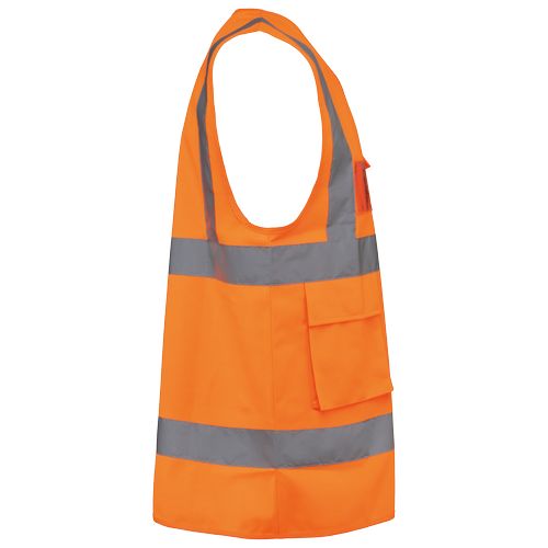 Gilet de sécurité haute visibilité recyclé avec zip unisexe - 16