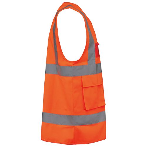 Gilet de sécurité haute visibilité recyclé avec zip unisexe thumbnail 16