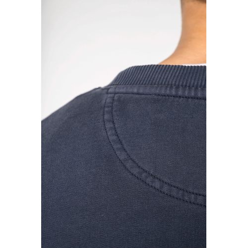 Sweat-shirt écoresponsable à col rond délavé oversize unisexe - 6