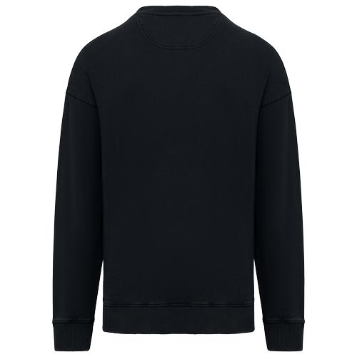 Sweat-shirt écoresponsable à col rond délavé oversize unisexe - 10