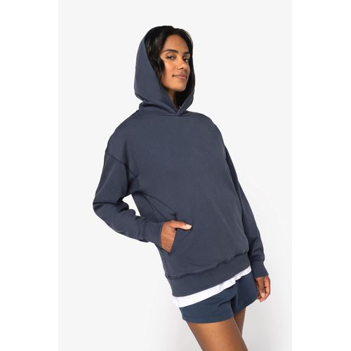 Sweat-shirt écoresponsable à capuche délavé oversize unisexe thumbnail 4