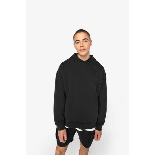 Sweat-shirt écoresponsable à capuche délavé oversize unisexe - 3