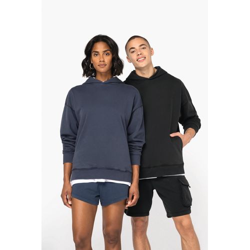 Sweat-shirt écoresponsable à capuche délavé oversize unisexe - 1