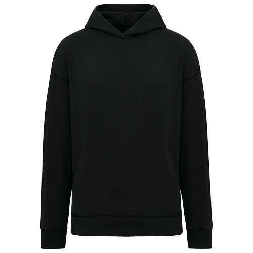Sweat-shirt écoresponsable à capuche délavé oversize unisexe thumbnail 9