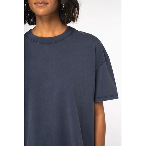 T-shirt écoresponsable oversize délavé femme - 5
