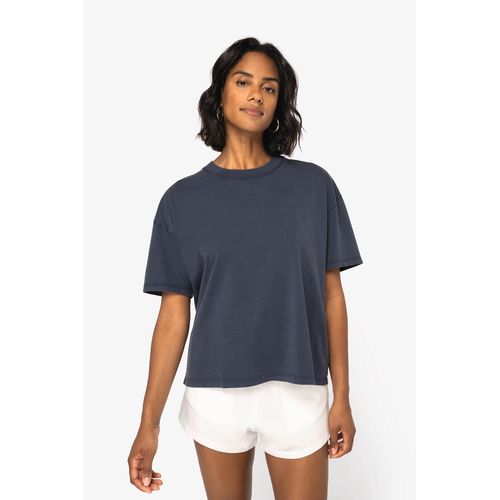 T-shirt écoresponsable oversize délavé femme - 1