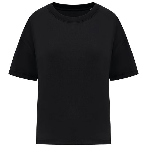 T-shirt écoresponsable oversize délavé femme - 8