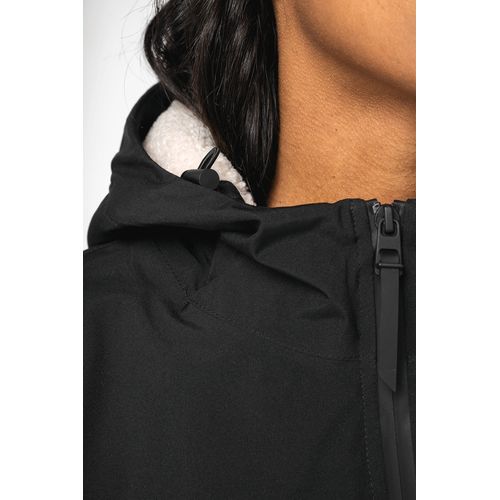 Veste écoresponsable imperméable doublée en sherpa unisexe thumbnail 8