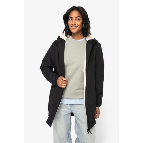 Veste écoresponsable imperméable doublée en sherpa unisexe - 4