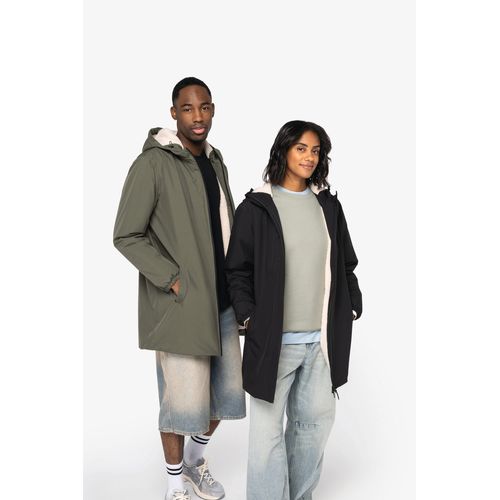 Veste écoresponsable imperméable doublée en sherpa unisexe - 2