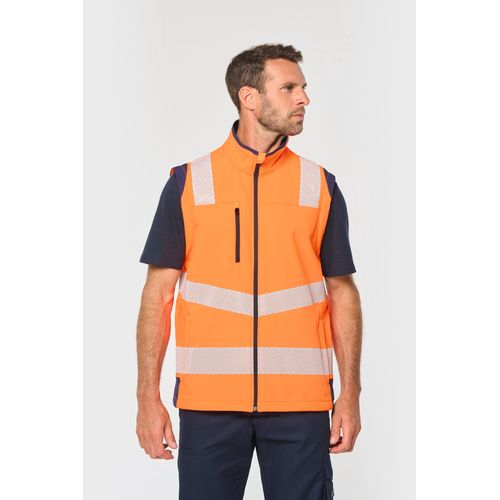 Veste softshell de sécurité recyclée avec manches détachables unisexe thumbnail 9