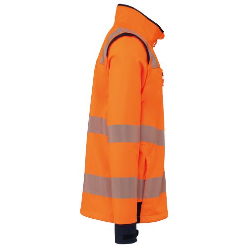 Veste softshell de sécurité recyclée avec manches détachables unisexe thumbnail 15