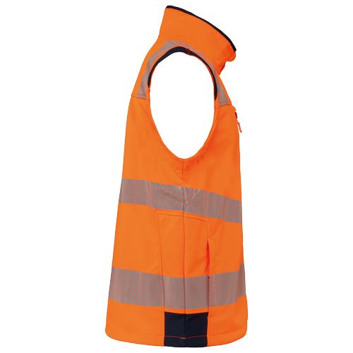 Veste softshell de sécurité recyclée avec manches détachables unisexe - 14